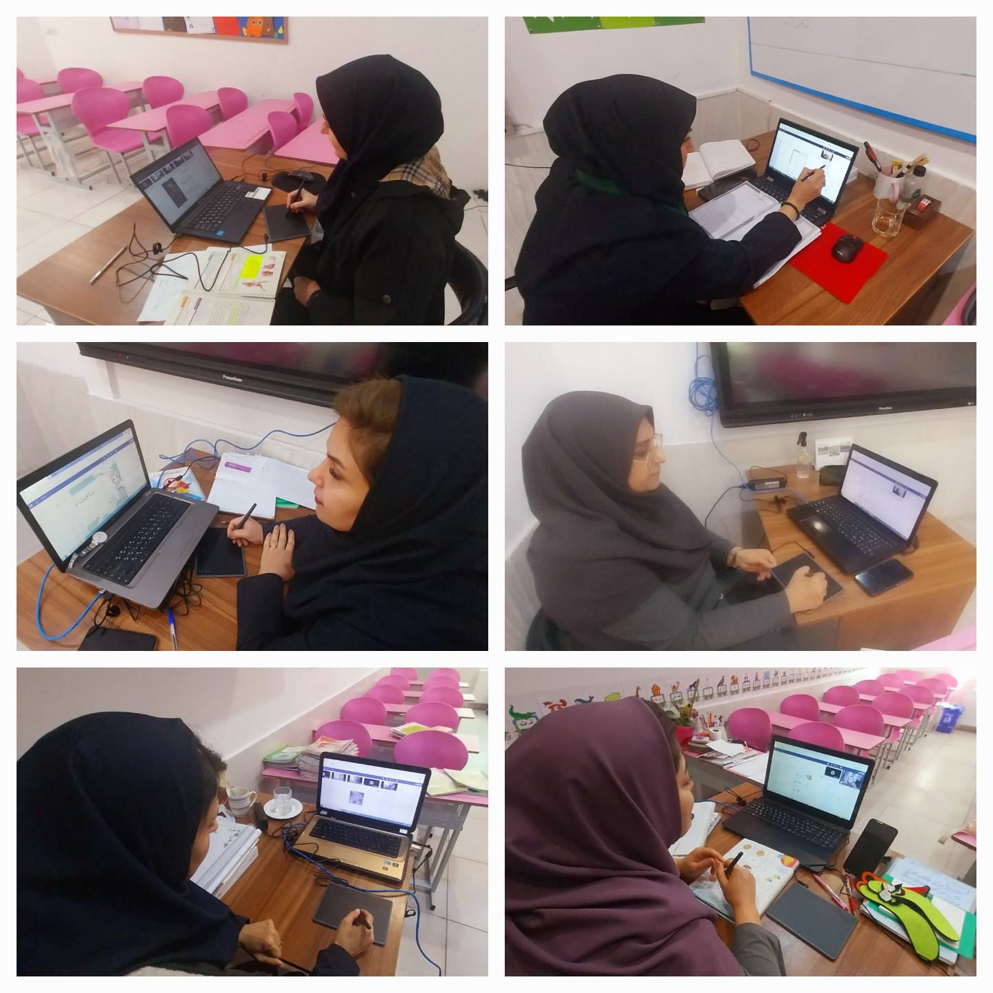 برگزاری کلاس های آنلاین در ایام کلاس های غیرحضوری آلودگی هوا